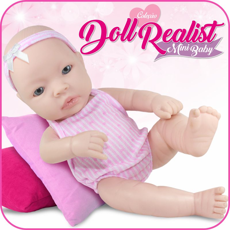 Foto Coleção Doll Realist Mini Baby