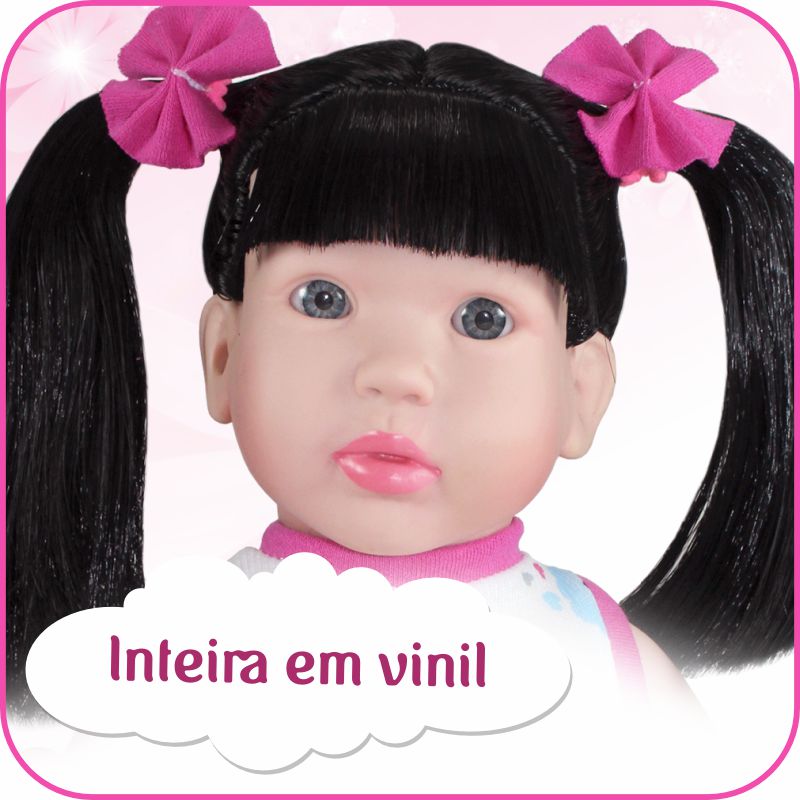 Foto Coleção Doll Realist - Small Cabelo Preto